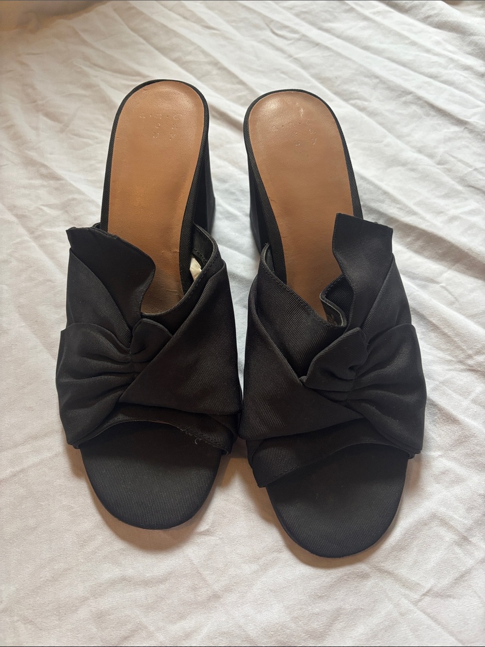 Target Black Knot-Accent Open-Toe Mules